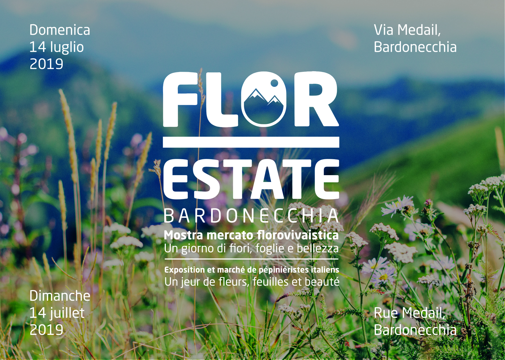 Flor estate a Bardonecchia 2019 // 14 luglio // Via Medail